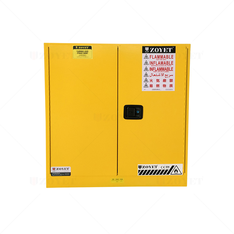 一種機(jī)油防爆柜介紹(圖11) 30加侖易燃型機(jī)油防爆柜